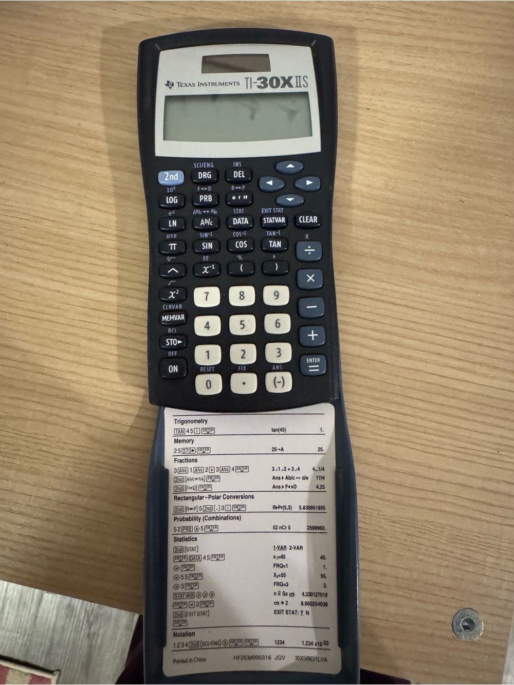 Texas Instruments TI-30X ISS scientific calculator